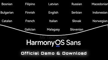 Huawei HarmonyOS Sans - Official Font ( Demo & Download )