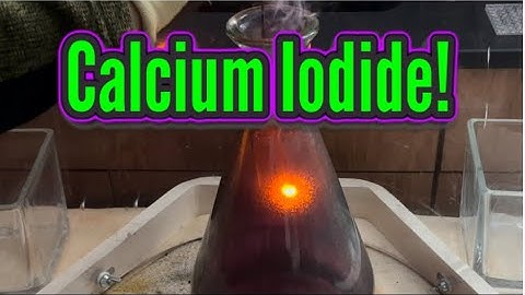 Synthesize Calcium Iodide in RamZland!🔥Ca+I2→Cal2 #STEM #ScienceForKids #RamZland #Chemistry