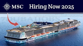 How to apply MSC Cruises Online 2025 || MSC Cruises Open Positions Apply Now #msccruises