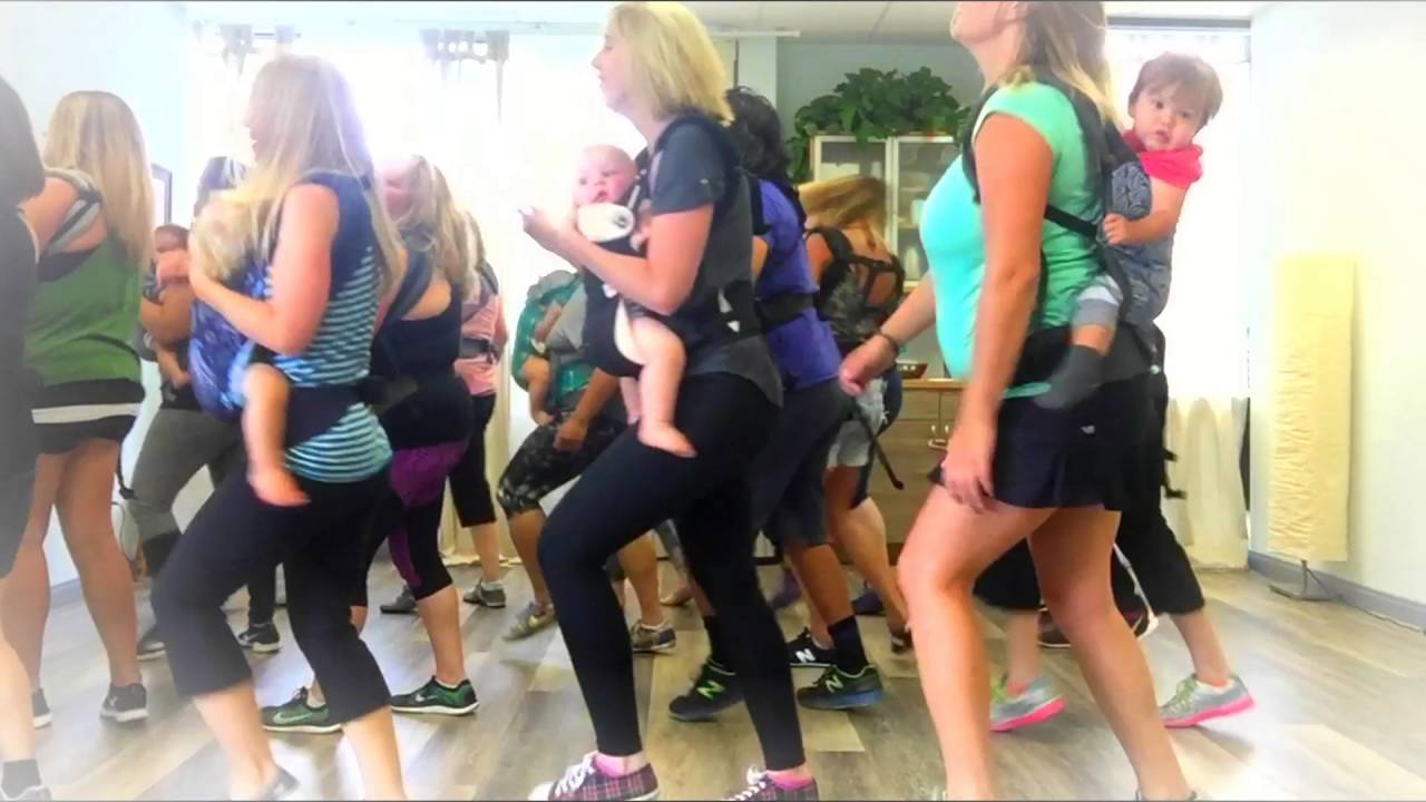 GroovaRoo Babywearing Dance Class *WALK THIS WAY* Line Dance YouTube