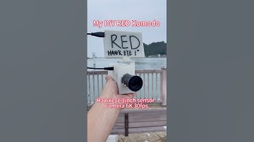 My DIY red Komodo with Hawkeye firefly 1 inch sensor cam v6 pro #red #redkomodo #diy #1inchsensor