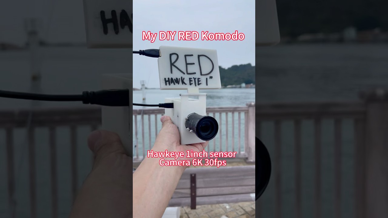 My DIY red Komodo with Hawkeye firefly 1 inch sensor cam v6 pro 