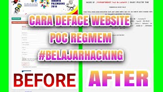 CARA DEFACE WEBSITE POC REGMEM