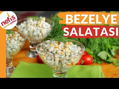 5 DAKİKADA⏰YEDİKÇE YEDİRTEN YOĞURTLU BEZELYE SALATASI