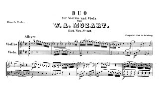 Mozart: Duo for Violin and Viola No. 1 in G major, K.423 [Baldini/Cruz]
