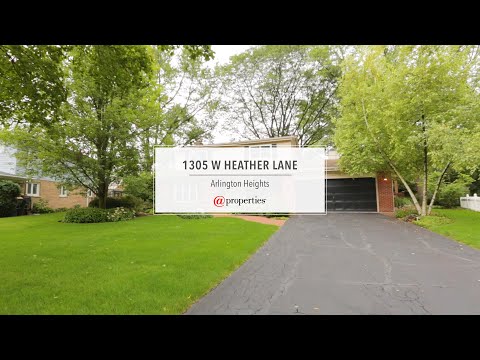 1305 W Heather Lane, Arlington Heights, IL home video tour