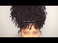 HIGH PUFF ON NATURAL HAIR IN 5 MINUTES // Samantha Pollack