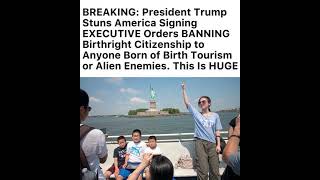 Trump signs birthright citizenship orders, reigniting debate over immigration and constitutional.