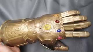 Infinity gauntlet close up details human size wearable fanmade