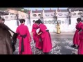 كواليس تصوير مسلسل عشاق القمر (moon lovers). بيكهيون 