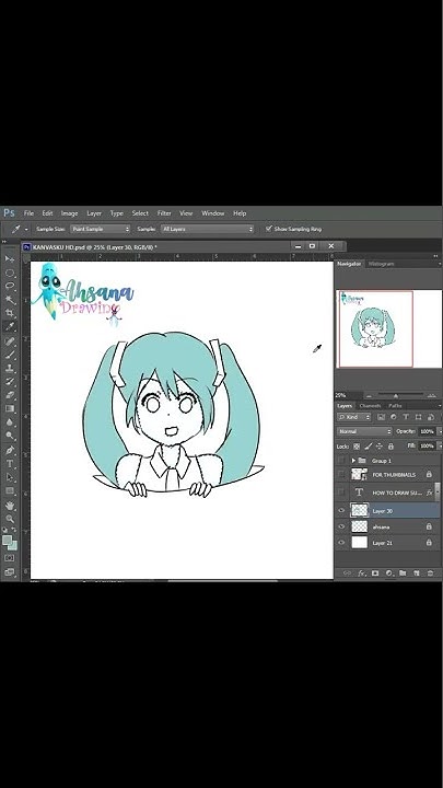 HOW TO DRAW HATSUNE MIKU | JPOP IDOL VOCALOID DRAWING | EASY DRAWING ...