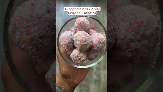 3 Ingredients Soft Candy Grapes Tutorial & Recipe! #youtube #howto  #viral #tutorial #how #candy screenshot 1