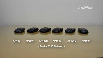 1~2 Port Analog VoIP Gateway Solution (AP100) 1~2 포트 아날로그 VoIP 게이트 웨이 솔루션 | AddPac