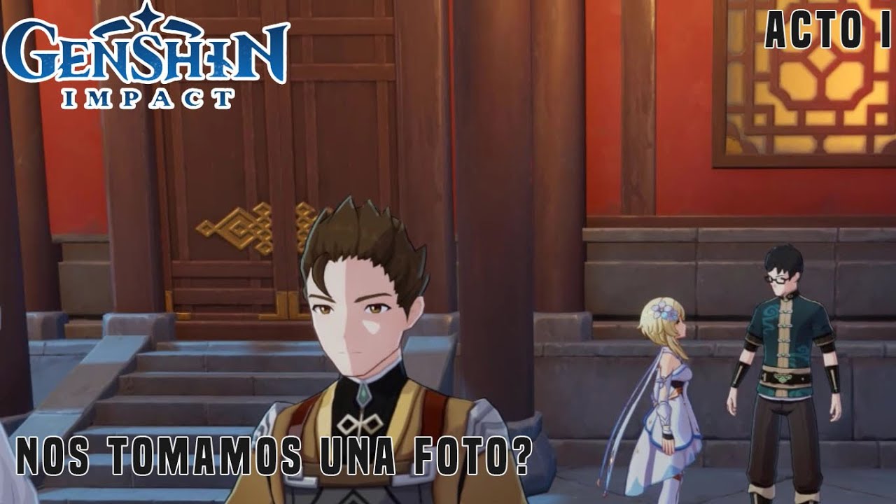 Genshin Impact Nos tomamos una foto mision secundaria - YouTube