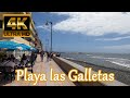 TENERIFE 4K | WALK - Playa las Galletas 🥰 Perfect Temperature [Promenade] 2021