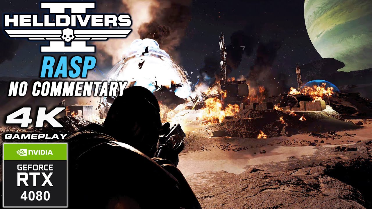 Helldivers 2: 4K Gameplay No Commentary ULTRA Settings | RTX 4080 P276 ...