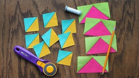 Tips to Make Pain-Free Triangle-Squares and Flying Geese
