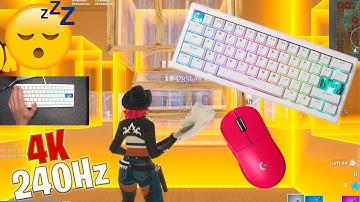 Cidoo QK61 V2 ASMR 😴 Box Fight Gameplay 📦  Satisfying Keyboard Fortnite 4K 240 FPS 🏆