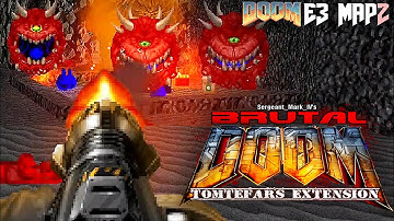 Brutal Doom Inferno E3M2, 100% secrets [HD Textures zdoom dhtp, DoomMetal, Tomtefars Extension]