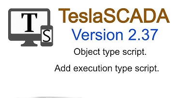 Version 2.37. Object type script. Add execution type for scripts.