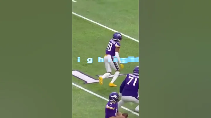 Justin Jefferson ankle breaker route #nfl #shorts