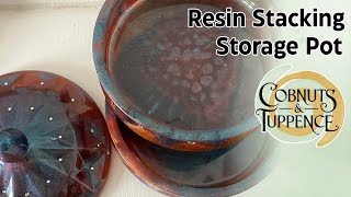Easy but beautiful Resin Stacking Storage Pots
