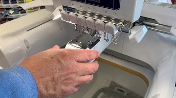 Brother PR670E threading bobbin thread into case