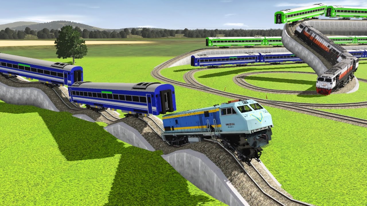 Perlintasan Kereta Api ‼️#78 KERETA API PANJANG BERGANTIAN