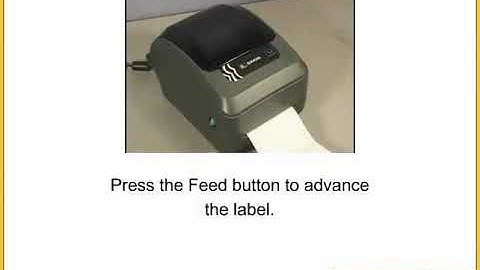 Zebra GX430t Printing A Configuration Label | Accept UK