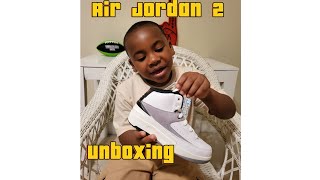 @lilsneakerfox unbox Air Jordan 2 Retro "Python"