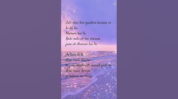 Thumbnail of Paro x Maand lyrics| aesthetic| song| status| #aesthetic #songs #status #lyrics #viral