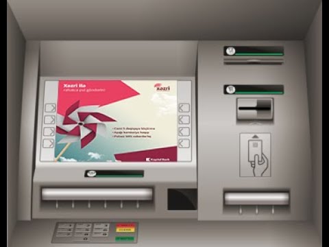 Kapital Bank - Bankomatdan pul cekme / ATM-den pul cekme