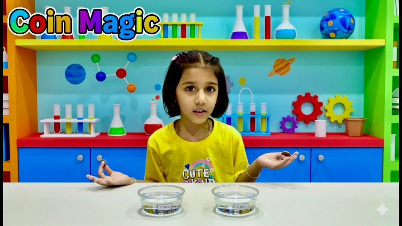 🤯 Keenu Shows 2 Crazy Coin Experiments - Make a Coin INVISIBLE! 😳 And ...