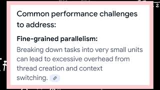 CP4292  UNIT 2  Performance  - Parallel programming  challanges