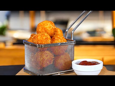 Πώς να φτιάξεις Τραγανές Τυροκροκέτες με 3 υλικά - 3 Ingredient Cheese Balls