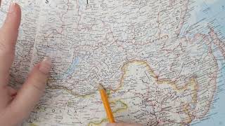 ASMR ~ Agin-Buryat, Russia History & Geography ~ Soft Spoken Map Tracing screenshot 5