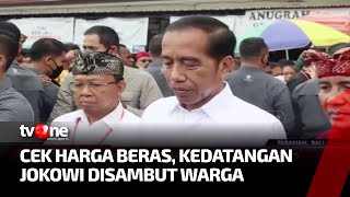 Pantau Harga Sembako di Pasar Presiden Jokowi Disambut Warga | Kabar Utama tvOne