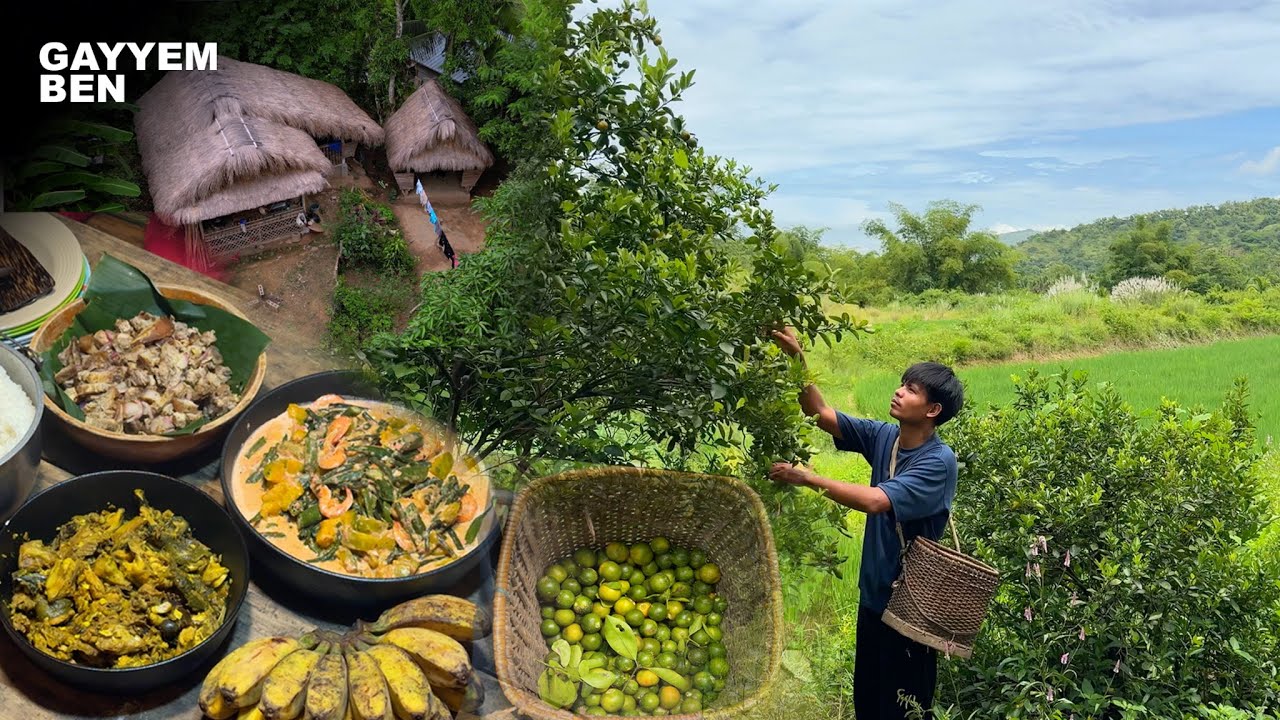 My garden decides what to cook and eat for dinner | Gayyem Ben