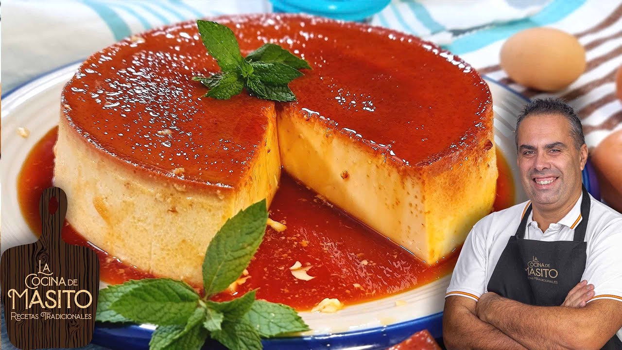 Flan de huevo y queso SIN HORNO y con un queso bajo en grasas, te doy todos los trucos.
