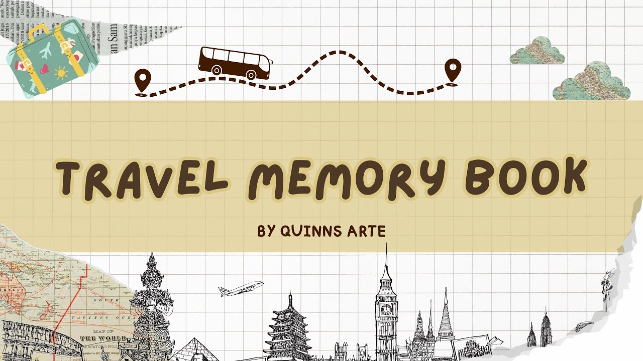Travel Memory Scrapbook Idea by QuinnsArte✈️📍✨ 