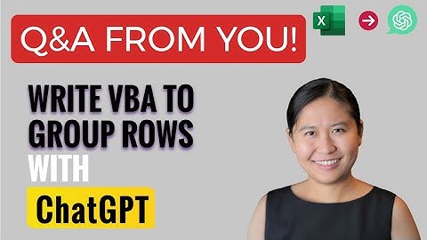 Coding with ChatGPT: Write VBA Code to Group Unknown Rows