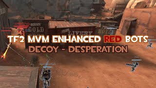 TF2 Enhanced RED Bots MvM Decoy - Desperation (Soldier Gameplay)