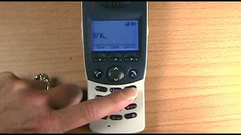 Placing call on an Ascom phone