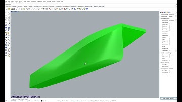 HULL MODELING - CATAMARAN. RHINO