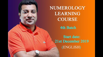 Numerology Learning Course - 4th Batch (English)