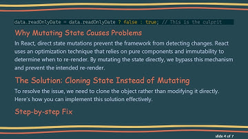 Resolving the Issue of useState Not Re-rendering in React