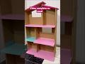 Casa da Barbie feita com caixa de TV