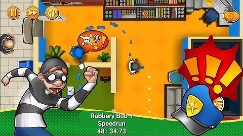 Robbery Bob 1 || Speedrun || No Commentary || Any% || 48 : 34.73