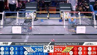 Championship Finals Match 3  FTC World Championship 2024 in Houston | FTC CENTER STAGE