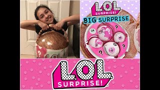 UK. WOW!  L.O.L BIG SURPRISE GIANT GOLDEN BALL. 50 SURPRISES || 50 СЮРПРИЗОВ L.O.L. В 1 ШАРЕ!